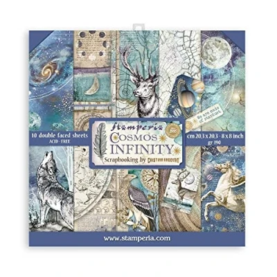 Afbeelding van Stamperia Cosmos Infinity 8x8 Inch Paper Pack (SBBS67)