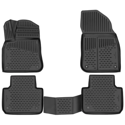 Afbeelding van WALSER XTR 75235 Vloermatset Rubber voor en achter Zwart Op maat gemaakt