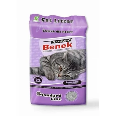 Afbeelding van Kattenbakvulling Super Benek Lavendel 25 L