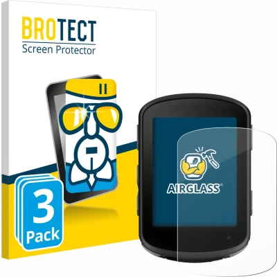 Afbeelding van BROTECT Screenprotector voor Garmin Edge 540 Solar Folie Beschermfolie Beschermglas transparant (3 Stuks)