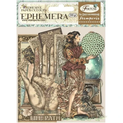 Afbeelding van Stamperia Fortune Ephemera (33pcs) (DFLCT46)