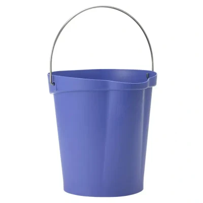 Afbeelding van Vikan Buckets and Lids 12 Liters Bucket Liter Polypropylene Stainless steel 325x330x330mm Also see Lid 5687 Wall holder 16200 Purp