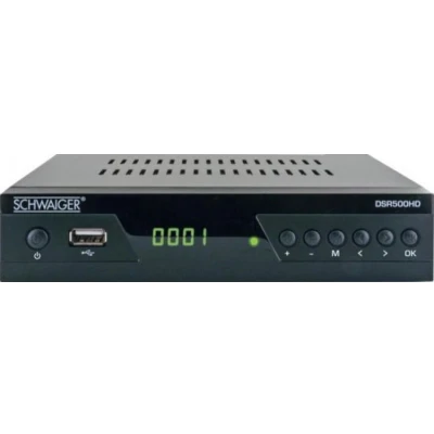 Afbeelding van Schwaiger DSR500HD HD satellietreceiver Front USB Aantal tuners: 1