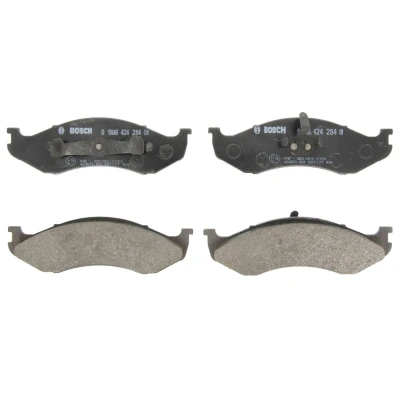 Afbeelding van BOSCH 0 986 424 284 Remblokkenset Low Metallic Met montagehandleiding JEEP: Cherokee II, Wrangler I Off Road, Grand