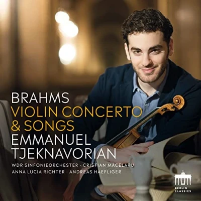 Afbeelding van Emmanuel Tjeknavorian, WDR Sinfonieorchester Brahms: Violin Concerto &amp; Songs (CD)