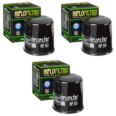 Afbeelding van 3 x oliefilter Honda CB 750 F2 Seven Fifty 92 03 Hiflo HF303
