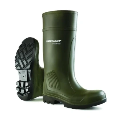 Afbeelding van Dunlop Werklaars Purofort Professional Onbeveiligd Groen Maat 44