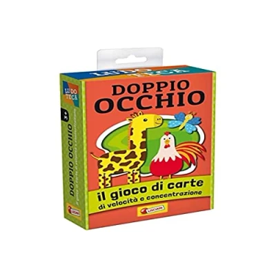 Afbeelding van Lisciani Giochi 85750 Ludoteca kinderkaarten, dubbel oog, meerkleurig