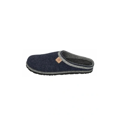 Afbeelding van Rohde Pantoufles en feutre pour homme Semelle intérieure amovible Largeur G H.Meran 6910, bleu, 40 EU
