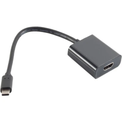 Afbeelding van USB C naar HDMI adapter met DP Alt Mode (4K 30 Hz) / zwart 0,15 meter
