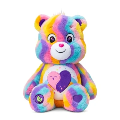 Afbeelding van Care Bears Friend Forever Bear pluche dier 35 cm, milieuvriendelijk, verzamelbaar speelgoed voor kinderen, zacht meisjes jongens, schattige dieren geschikt