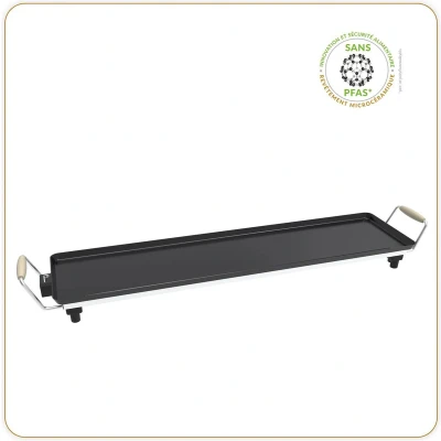 Afbeelding van Little Balance 8742 XL Teppanyaki Bakplaat/grillplaat 2000 Watt 90x23 cm PFAS vrij 10 personen