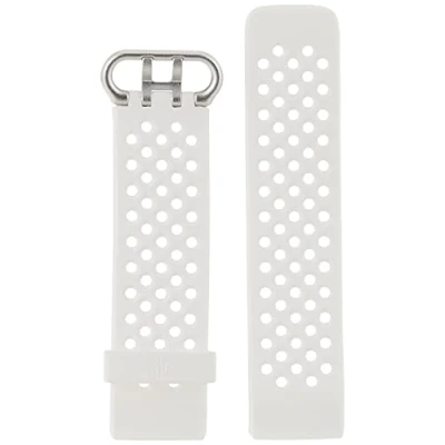 Afbeelding van Fitbit Charge HR 4 Sport Band, Frost White, Small