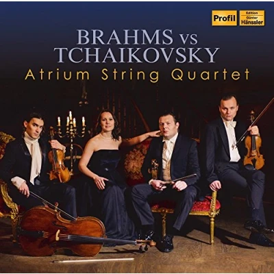 Afbeelding van Atrium String Quartet Quartet: Brahms Vs Tchaikovsky (CD)