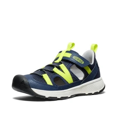 Afbeelding van Keen Motozoa Unisex Outdoorsandalen voor kinderen, Maat: 32/33, Blue Textiel/ synthetisch