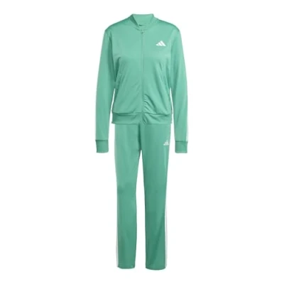 Image de adidas Femme ESSENTIALS 3 STRIPES TRACKSUIT, semi court green, L