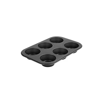 Afbeelding van Zenker muffinbakvorm (6) black metallic