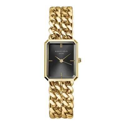 Afbeelding van Rosefield dames Octagon XS Studio horloge SBGSG O77 in de kleur Goud