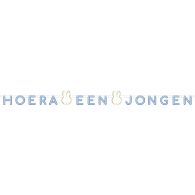 Afbeelding van Letterslinger Nijntje Hoera een jongen