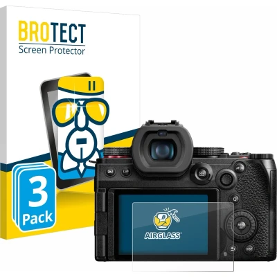 Afbeelding van BROTECT Screenprotector voor Panasonic Lumix DC G9 II Folie Beschermfolie Beschermglas transparant (3 Stuks)