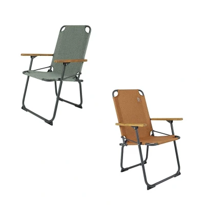 Afbeelding van Bo Camp Industrial Klapstoel Bushwick Green Campingstoel