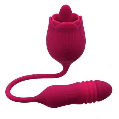 Afbeelding van Evolved Wild Rose Tong Vibrator Rood