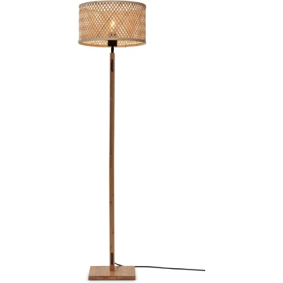 Afbeelding van GOOD&amp;MOJO Vloerlamp Java Bamboe Ø32cm Bruin