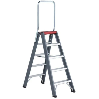 Image de ALTREX Falco escabeau double (FDO) 5 marches avec support pliant 192425