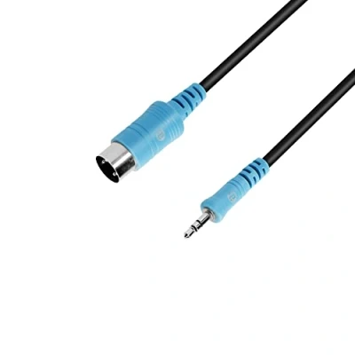 Afbeelding van Adam Hall Cables 3 STAR BW MIDI 0090 TRS/MIDI mini jack TRS x 5 polige kabel 0,9 m
