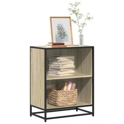 Afbeelding van vidaXL Boekenkast 60x35x76 cm bewerkt hout sonoma eikenkleurig