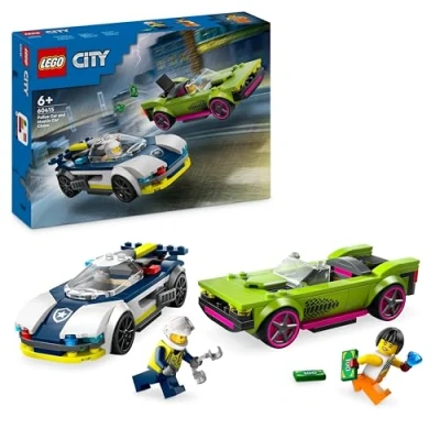 Image de LEGO® City 60415 la course poursuite entre voiture de police et super