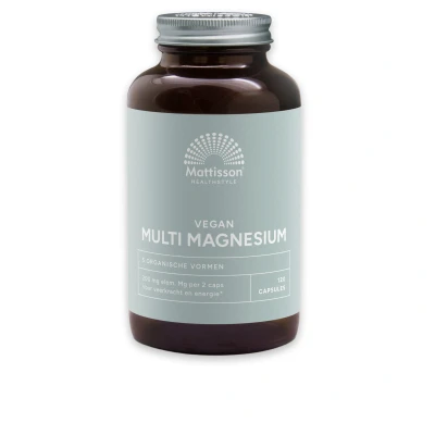 Afbeelding van Mattisson Vegan Multi Magnesium 200 mg 120 capsules