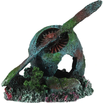 Afbeelding van Aqua Della Vliegtuigmotor Aquarium Ornament 12x9.2x10.7 cm