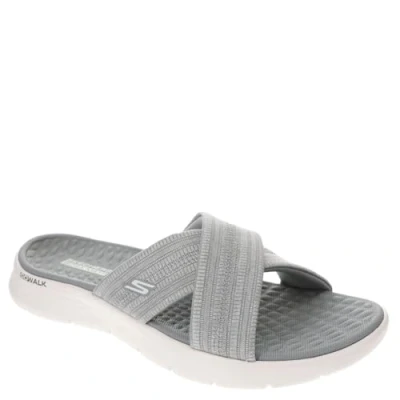 Afbeelding van Skechers O t g Damessandalen Go Walk Flex met indruk, Grijs textiel