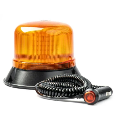 Afbeelding van AMiO Oranje LED Zwaailicht Noodverlichting met Magneet 60LED 12/24V