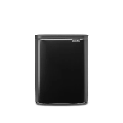 Afbeelding van Brabantia Bo Afvalemmer 12 Liter Met Kunststof Binnenemmer Zwart