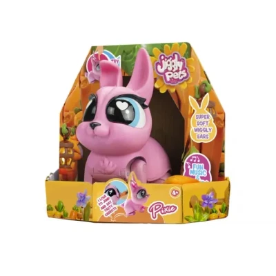 Afbeelding van Jiggly Pets Konijn Pixie + Geluid Roze