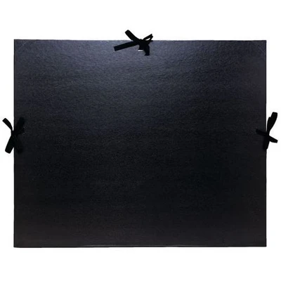 Image de Cartonà dessin kraft noir vernis avec rubans