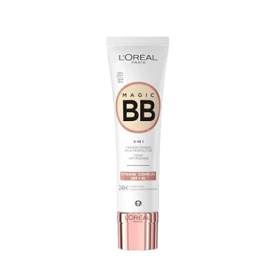 Image de L&#039;Oréal Paris BB Crème C&#039;est Magic Perfecteur de Teint 5 en 1 Teintée Hydratante 24H Tous Types Peaux Couvrance Légère et Naturelle SPF 11 Teinte : Très Clair (01) 30 ml