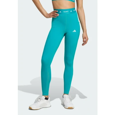 Afbeelding van adidas Performance TECHFIT Stash Pocket Full Length Legging Dames Groen M