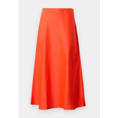 Afbeelding van YAS Yaspella Alijn rok, Dames, Maat: XS, Cherry tomato