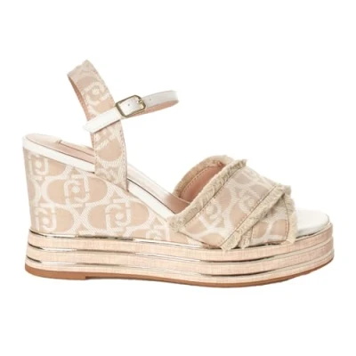 Afbeelding van Liu Jo Maxi Karen 04 sandaal beige / combi, 38 5