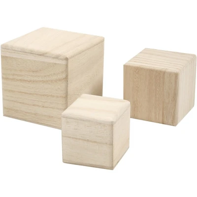 Afbeelding van Creativ Company 59228, Kunst /knutselset voor kinderen, Hout, Jongen/meisje, 3 stuk(s)