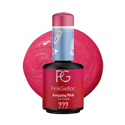 Afbeelding van Pink Gellac 222 Amazing Gel Lak 15ml Glanzende Roze Gellak Nagellak Gelnagels Producten Nails