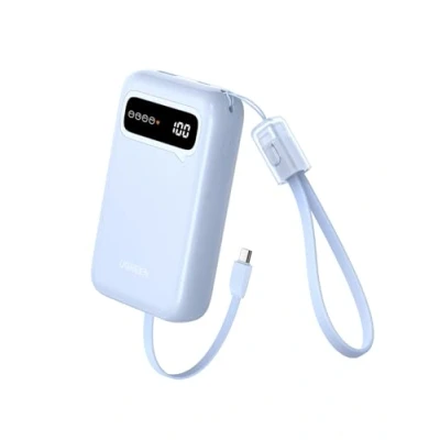 Afbeelding van UGREEN Externe accu, 20.000 mAh, met geïntegreerde USB C kabel, 22,5 W, powerbank, C, snel opladen, intelligente weergave, compatibel iPhone 16 Plus Pro Max 15 14 Galaxy S24 Ultra S23