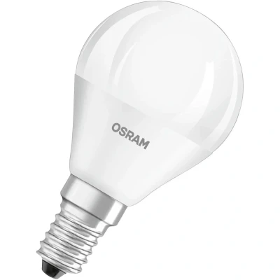 Afbeelding van OSRAM 4058075832046 LED lamp Energielabel G (A G) E14 Kogel 3.3 W = 25 Warmwit (Ø x l) 45 mm 79 1 stuk(s)