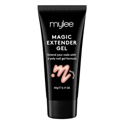 Image de Mylee Magic Extender gel 60g Tenue longue durée, aspect naturel, pour extension d’ongle, débutant et professionnel, épaississant en acrylique, Nail Art (06 Ballerina)