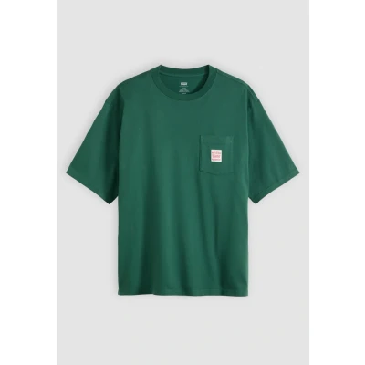 Afbeelding van Levi&#039;s Workwear T shirt Men&#039;s M Groen / Dark Green