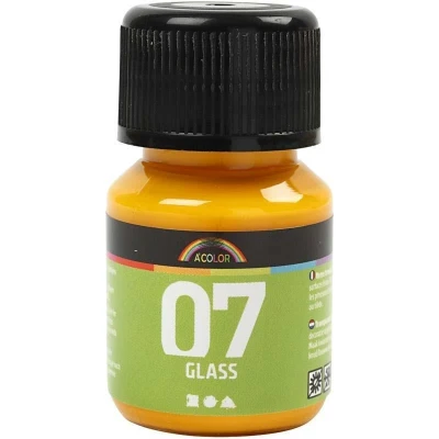 Afbeelding van Glasverf Porseleinverf geel A Color Glass 30ml