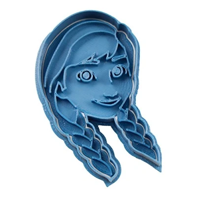 Afbeelding van Cuticuter Frozen Anna Koekjesschaal, 8 x 7 1,5 cm, blauw